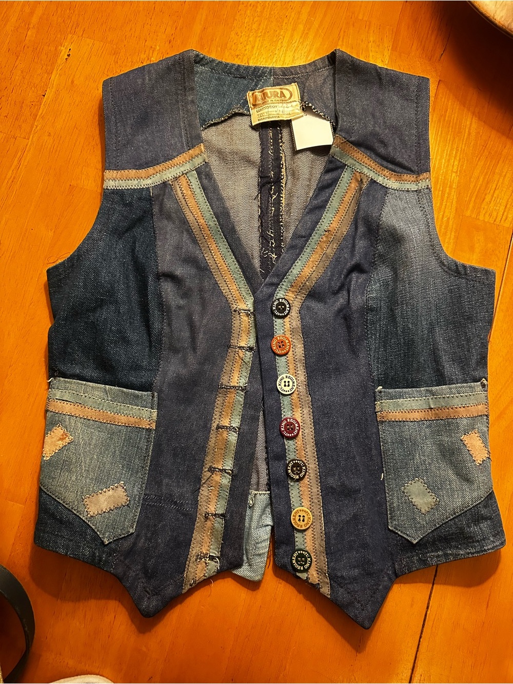 Miura Denim Vest Vintage 1970s